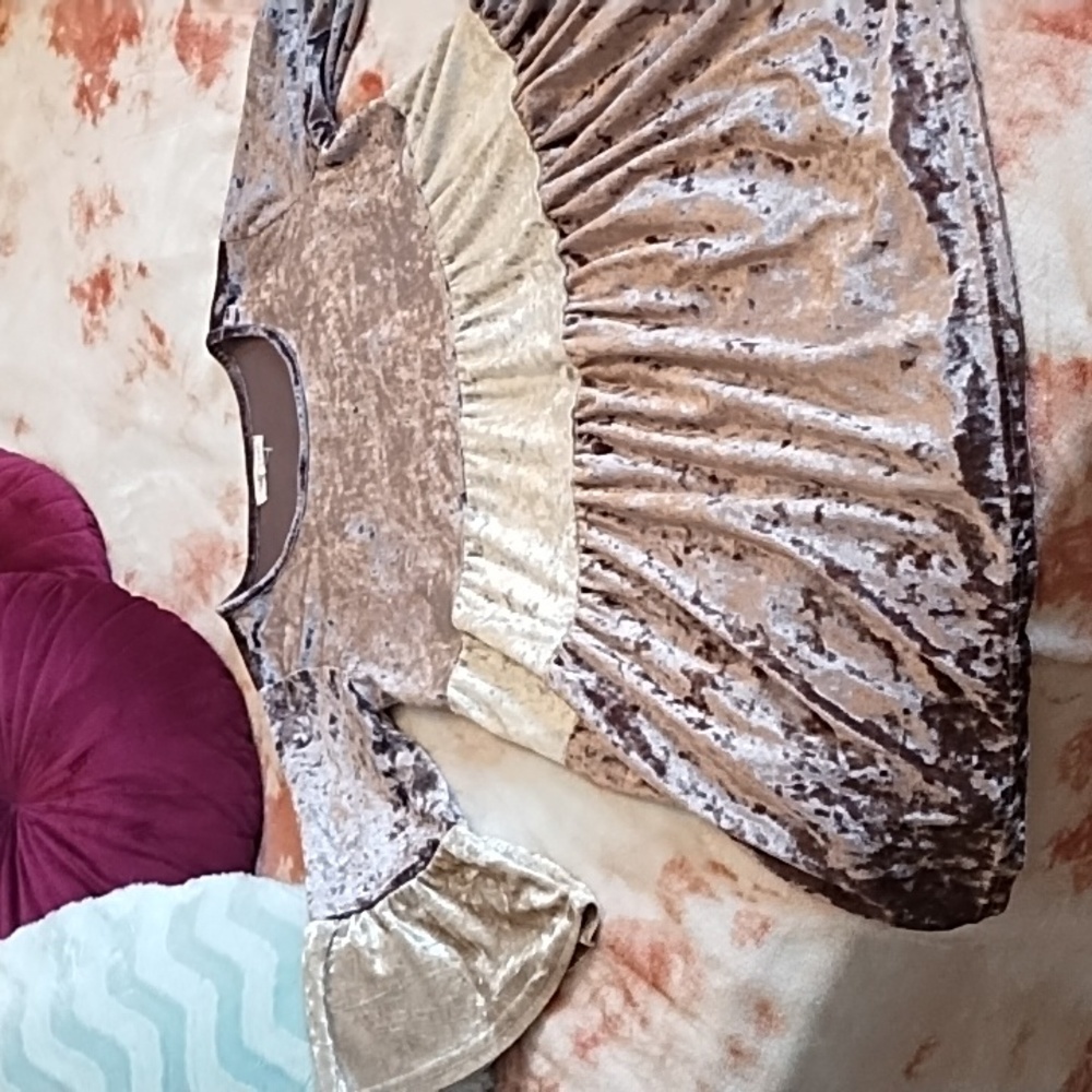 Indigo Soul 🤎 Crushed Velvet Tunic
